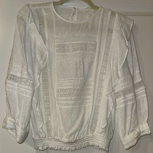 H&M ruffled blouse size 2
